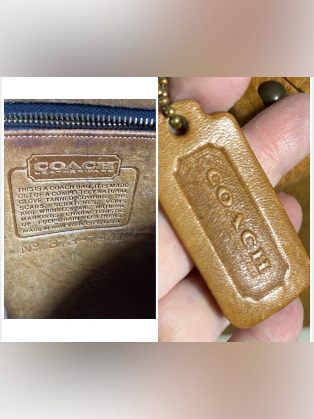Vintage 1970’s Coach Classic Pouch, New York City! - Picture 16 of 16
